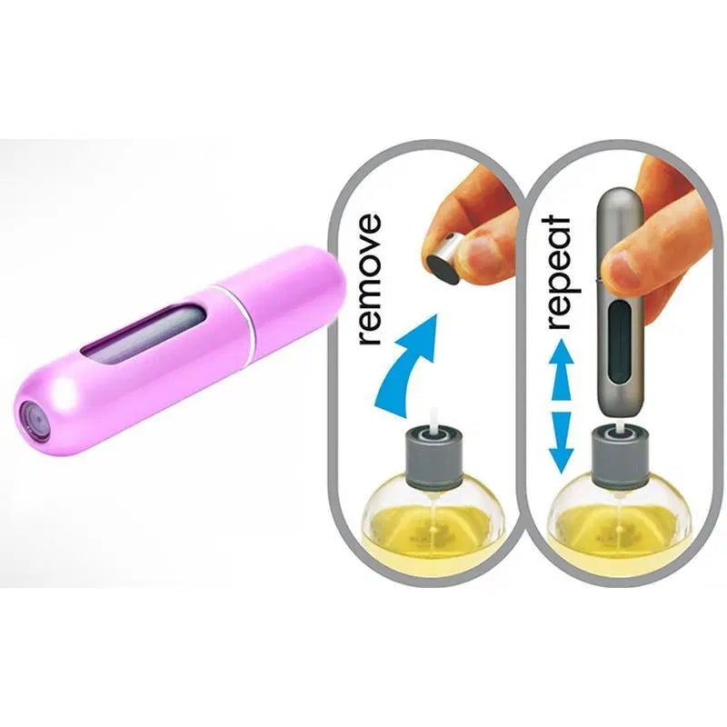 4 Pcs No Leak Perfume Refiller - Ultimate Storage Solution for Your Favorite Fragrances