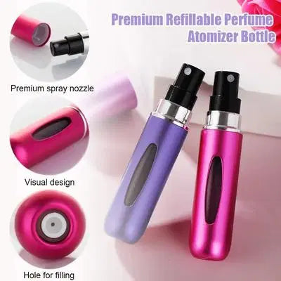 4 Pcs No Leak Perfume Refiller - Ultimate Storage Solution for Your Favorite Fragrances